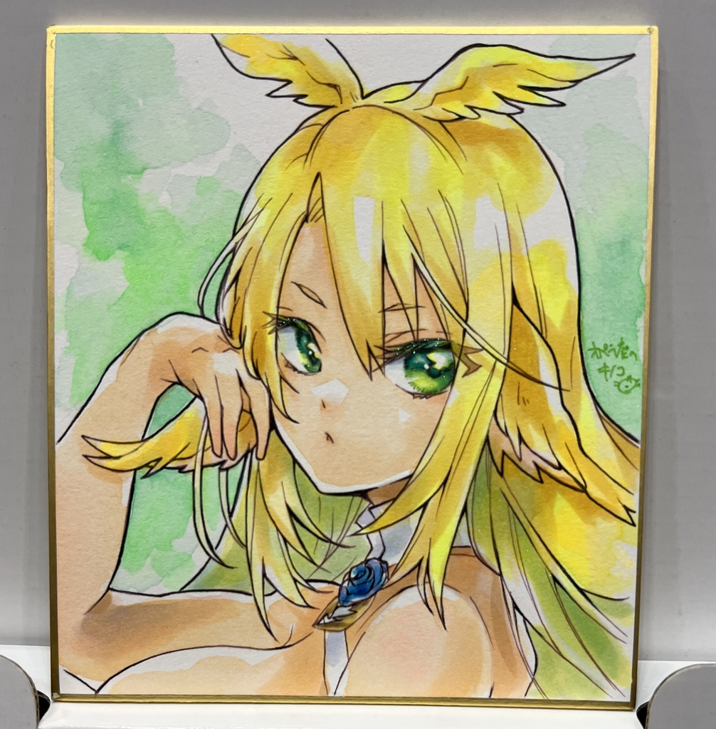 直筆原画小色紙d