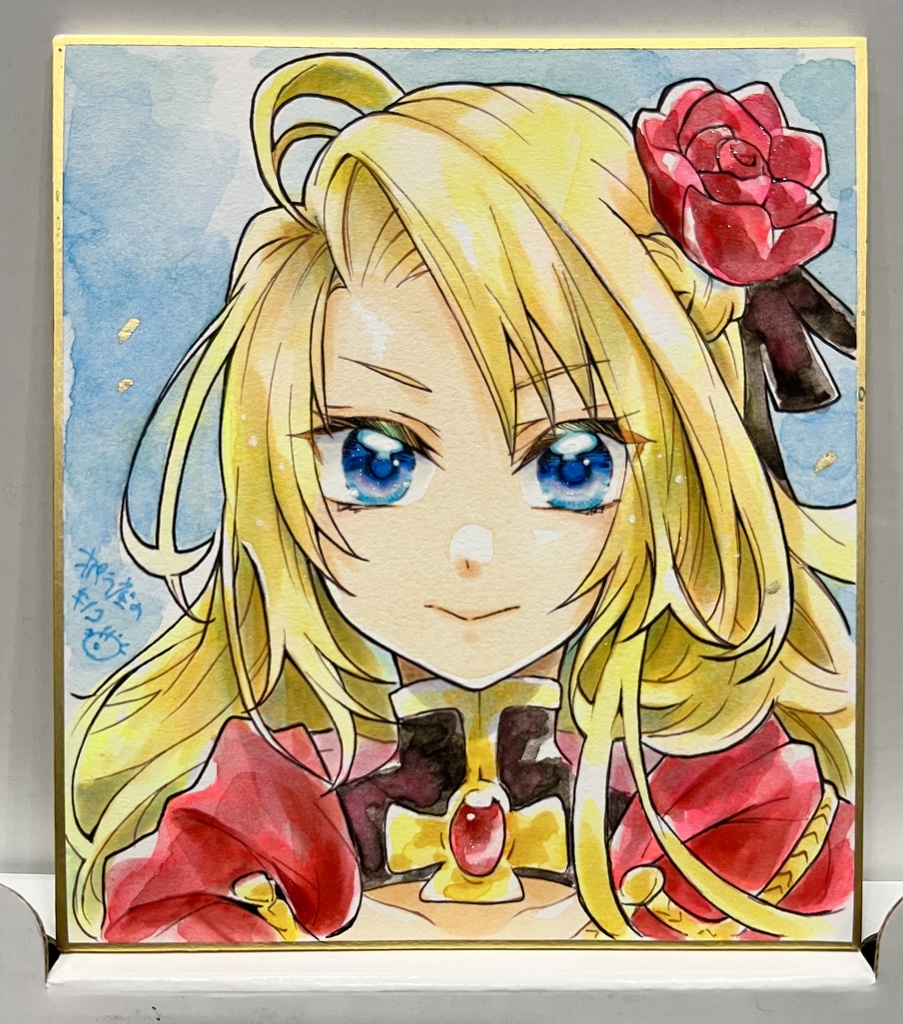 直筆原画小色紙h