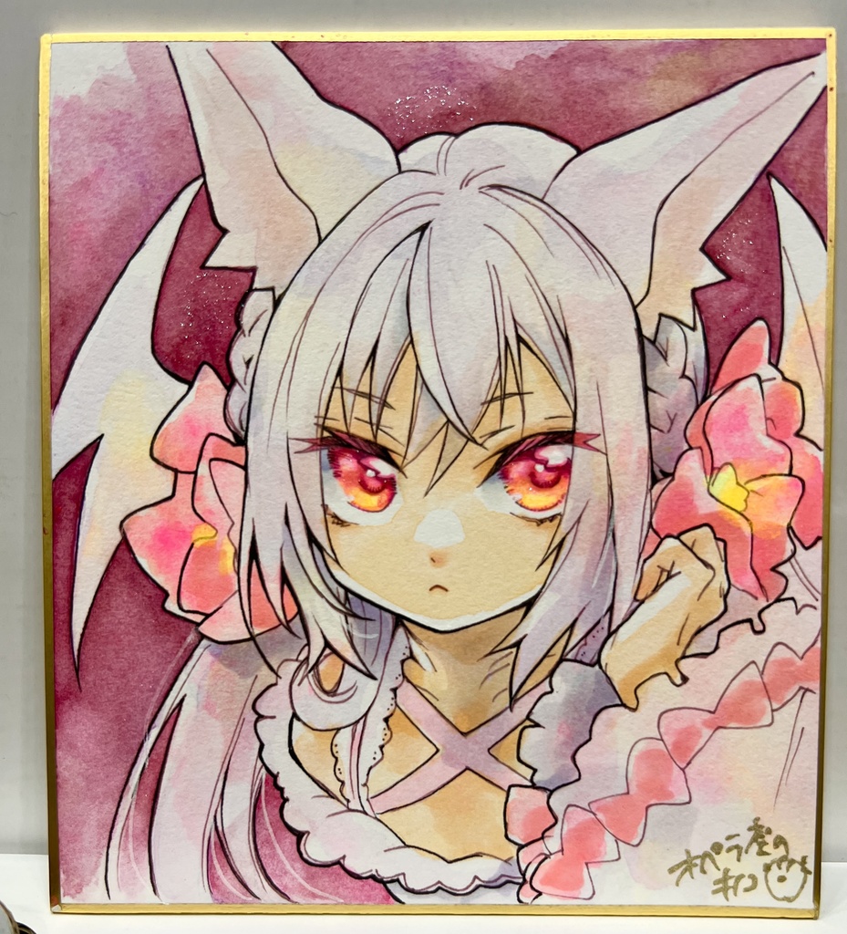 直筆原画小色紙m
