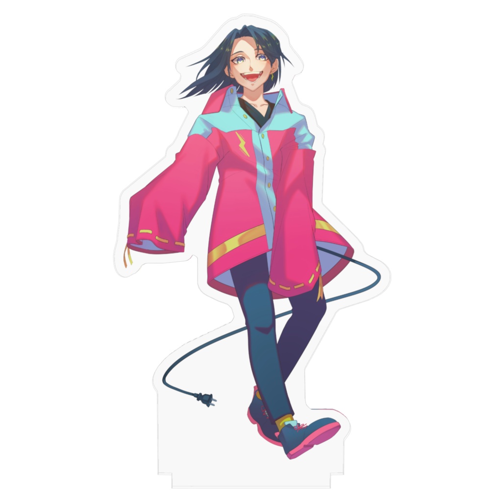とーごイ洋志_T型 公式アクリルフィギュア【ドット立ち絵&フォント付き】