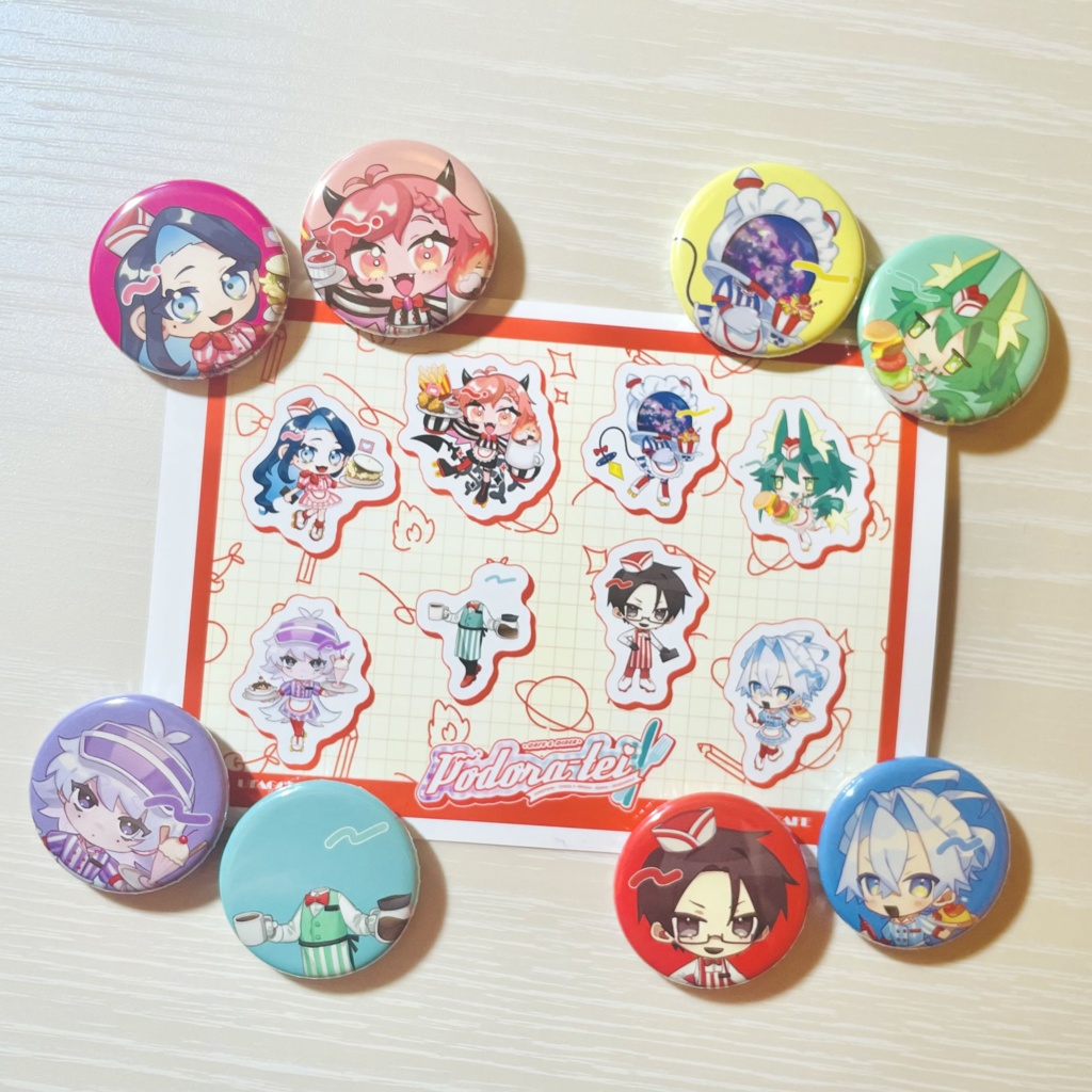 【ぽどら亭】ネットワークプリント番号/ミニシール