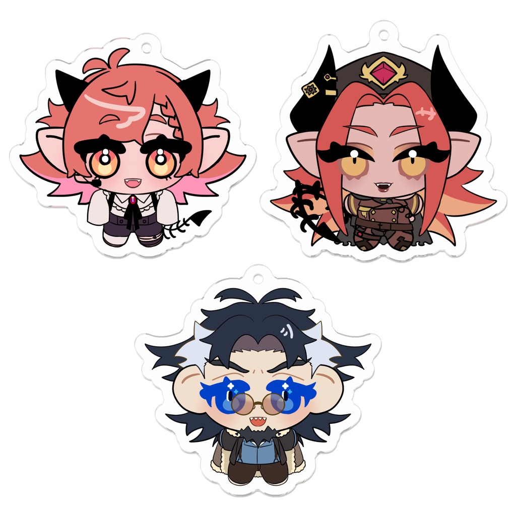 UTAU音源ミニアクリルキーホルダー【SUInst:Vol.1】