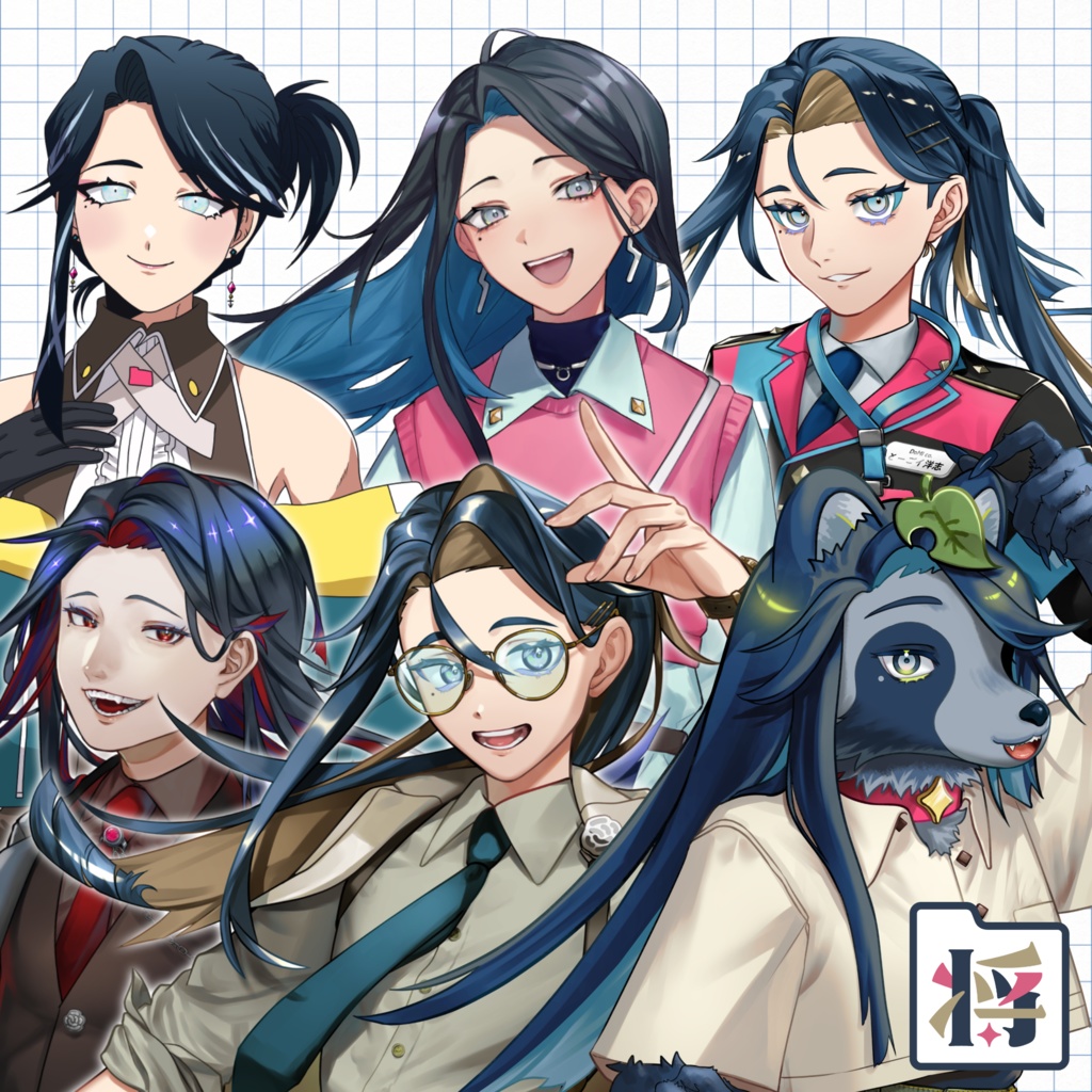 とーごイ洋志 各種立ち絵