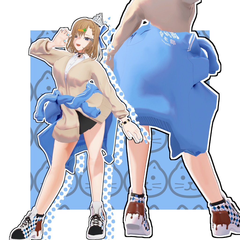 【オリジナル3Dモデル】旅宝しほ