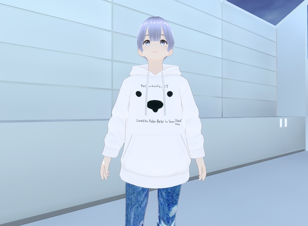 シロクマパーカー
