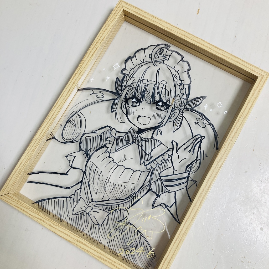 A4アクリルアート「こんあくあ〜！｣