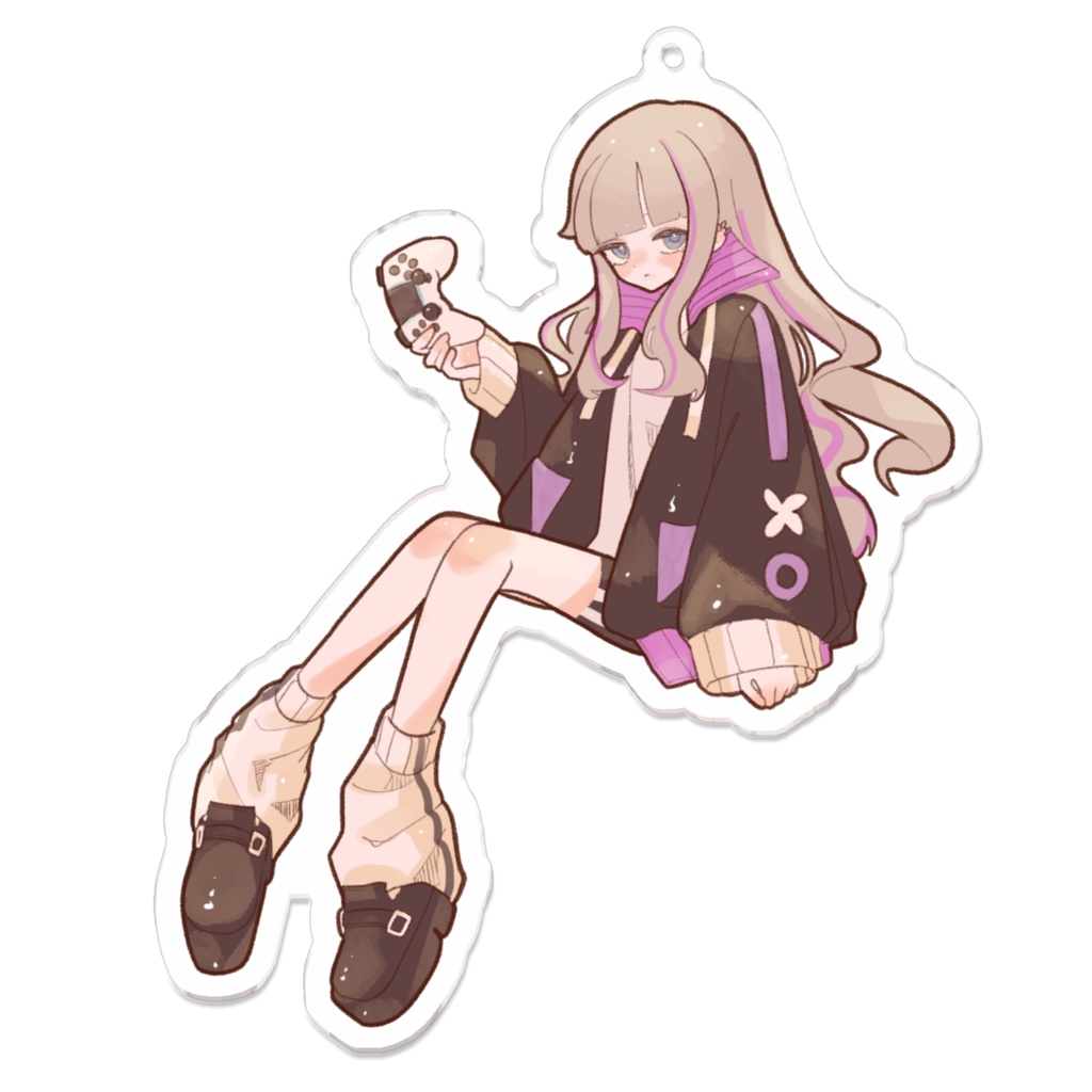 アクリルキーホルダー - 100×100(mm)