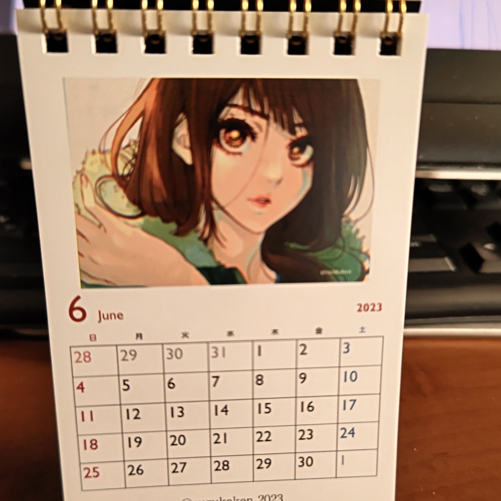 4月始まりカレンダー