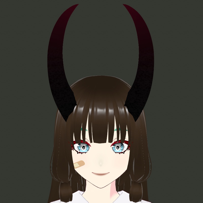 Tall Horns (Black/Red)