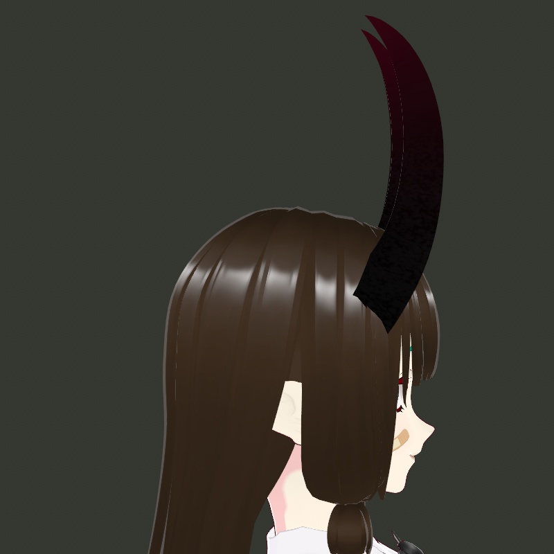 Tall Horns (Black/Red)