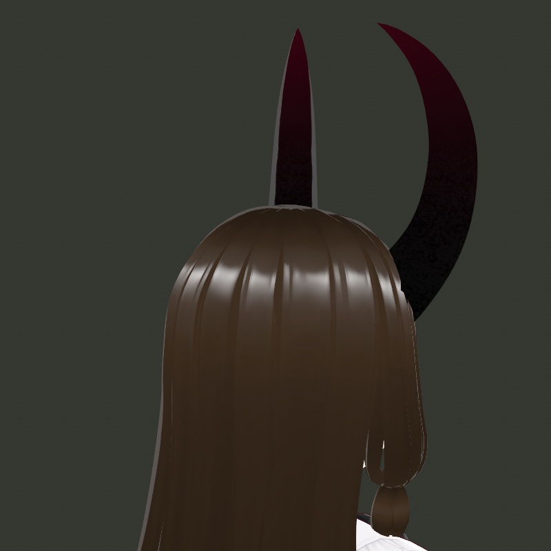 Tall Horns (Black/Red)