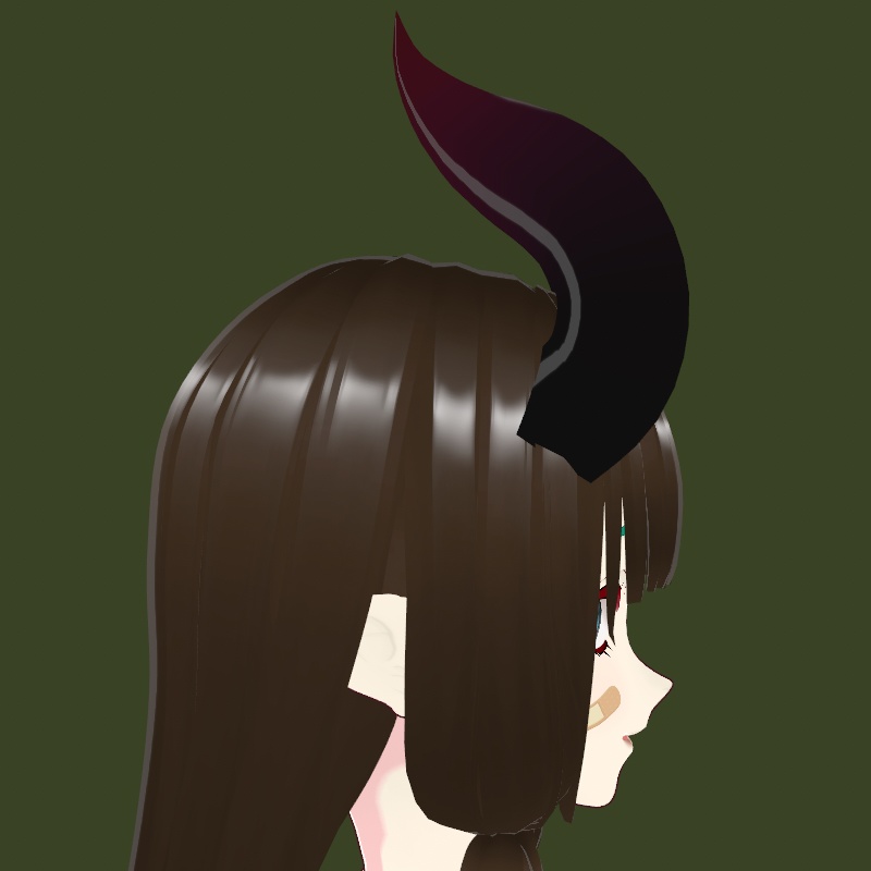 Demon Horns (Black/Red)