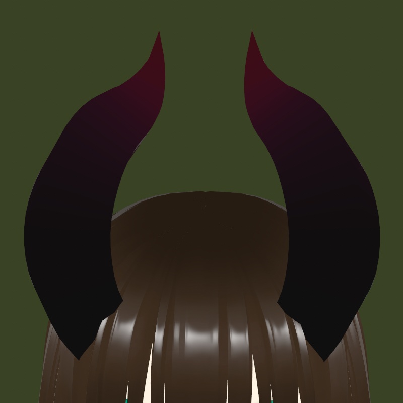 Demon Horns (Black/Red)