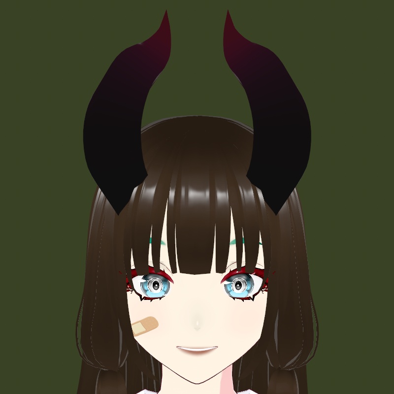 Demon Horns (Black/Red)