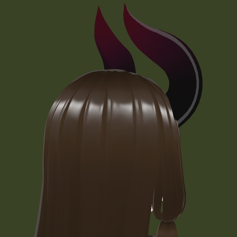 Demon Horns (Black/Red)