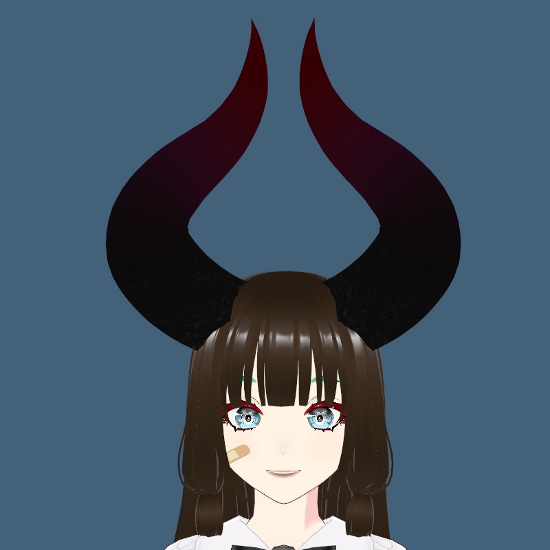 Big Demon Horns (Red/Black)