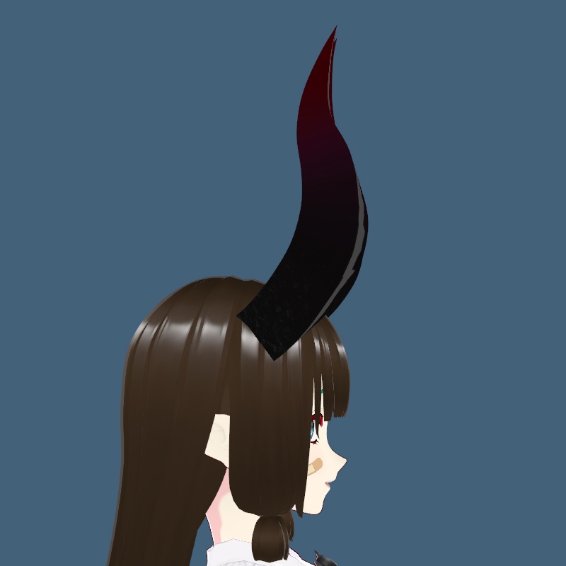 Big Demon Horns (Red/Black)