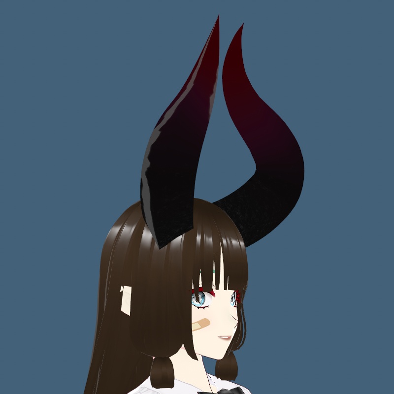 Big Demon Horns (Red/Black)