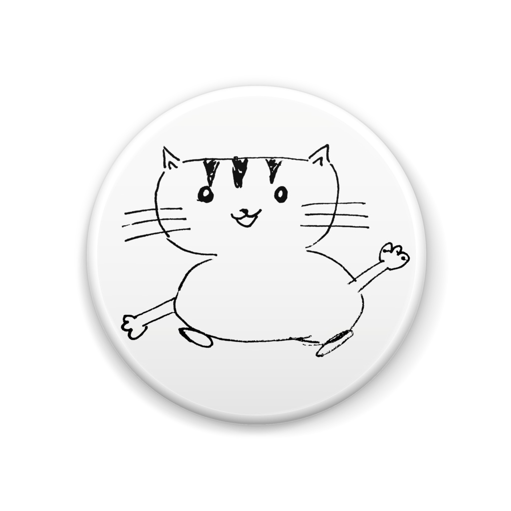 缶バッジ もちにゃん