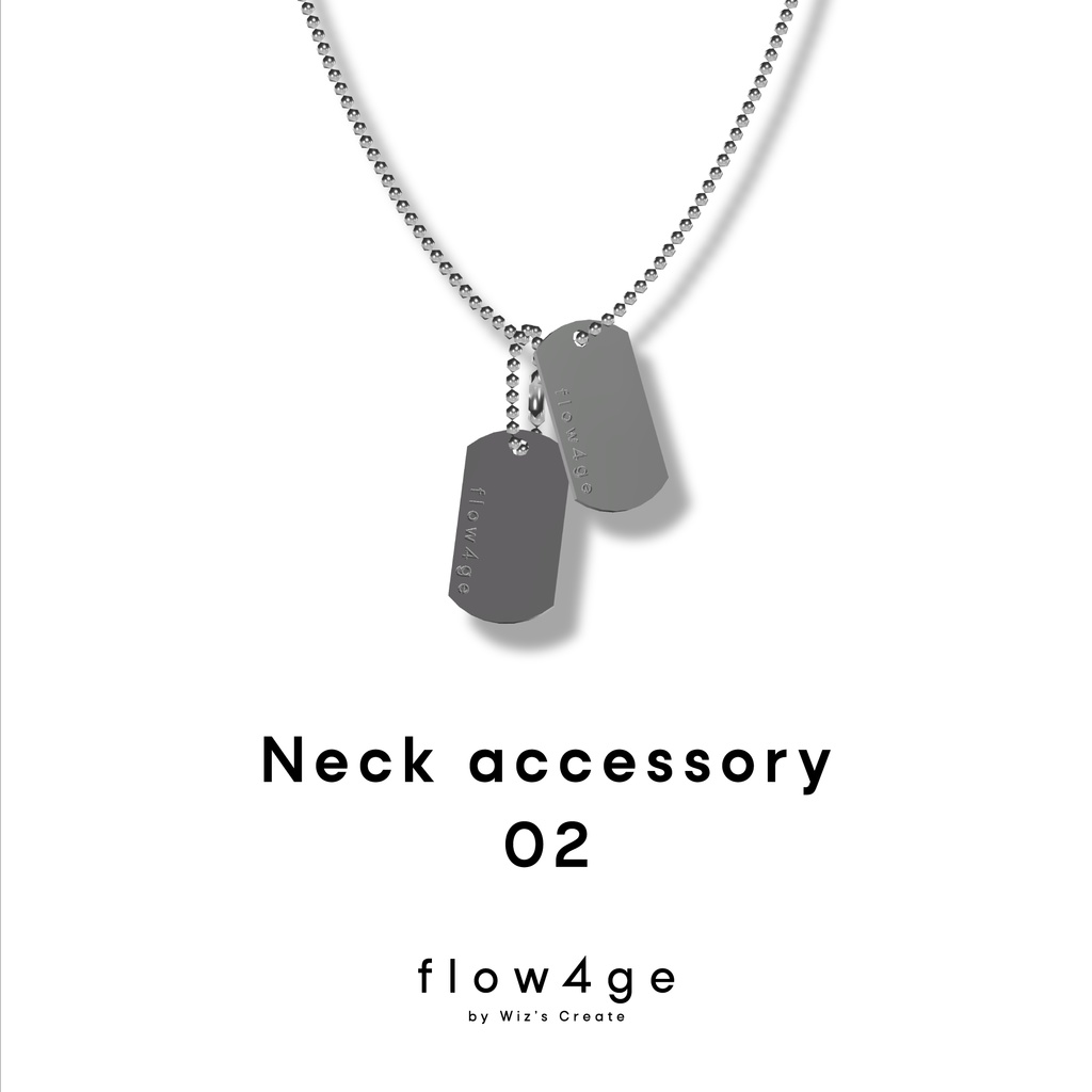 Neck accessory 02【VRChat想定】
