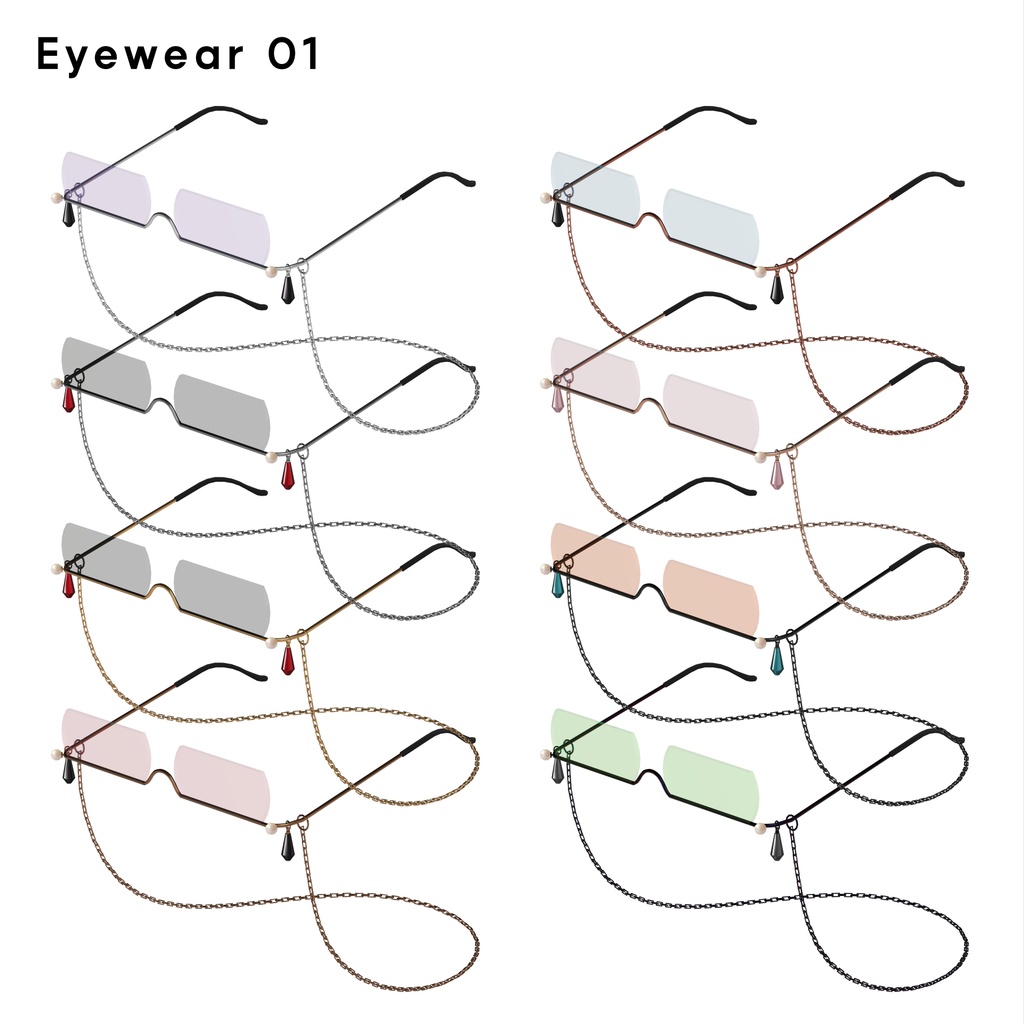 Eyewear 01【VRChat想定】