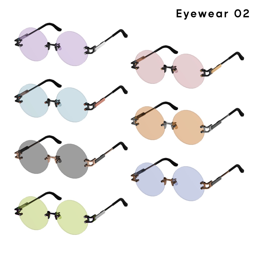 Eyewear 02【VRChat想定】
