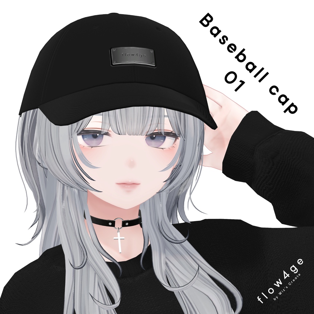 Baseball cap 01【VRChat想定】