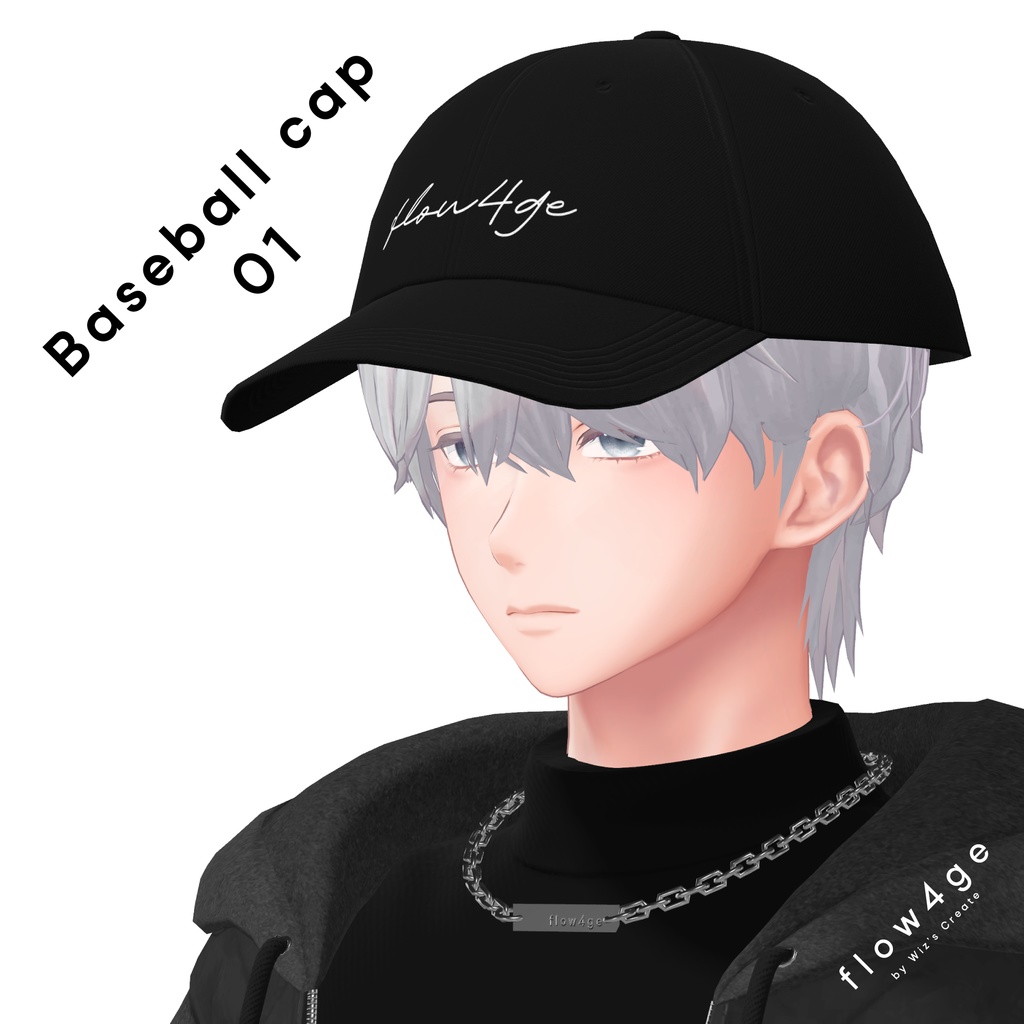 Baseball cap 01【VRChat想定】