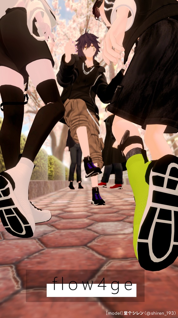 Sneakers 01【VRChat想定】