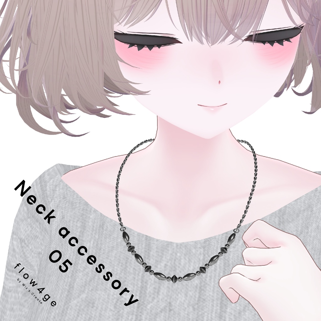 Neck accessory 05【VRChat想定】