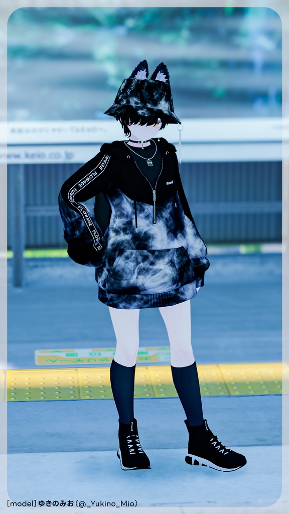 Half Zip Hoodie【12アバターセミ対応】