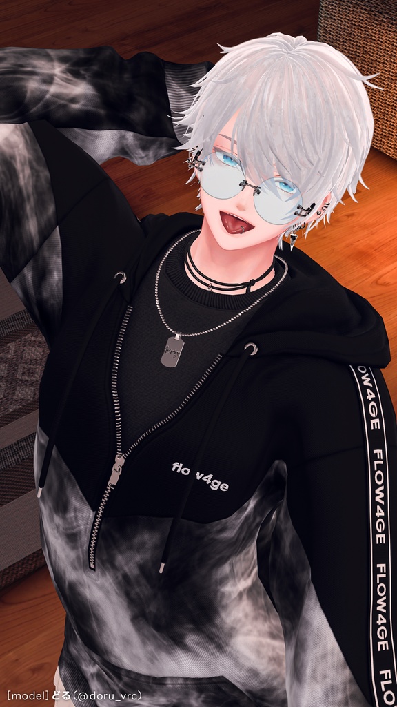 Half Zip Hoodie【12アバターセミ対応】