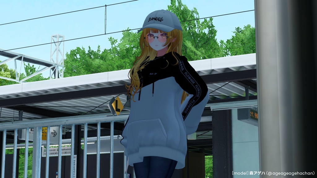 Half Zip Hoodie【12アバターセミ対応】