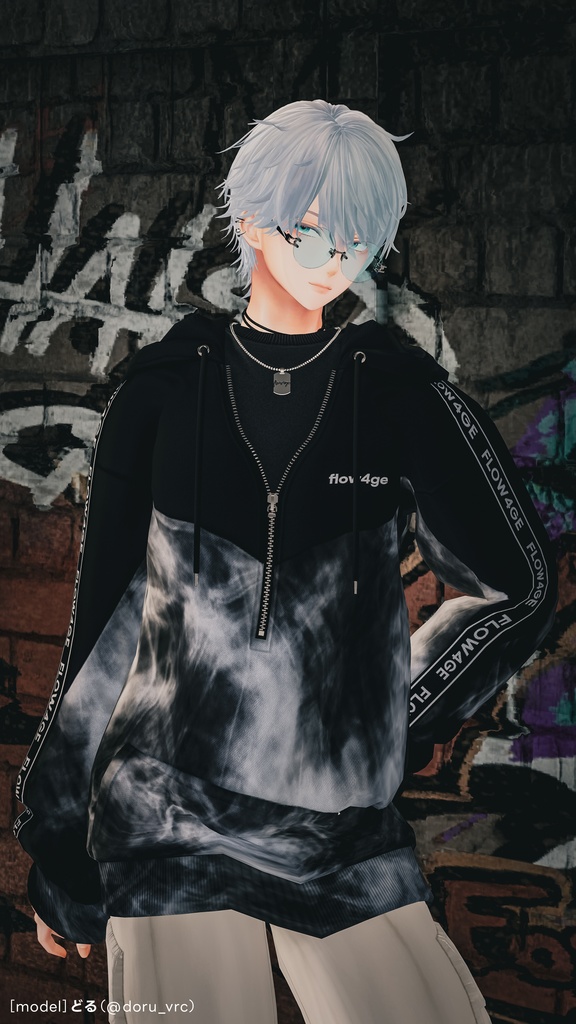 Half Zip Hoodie【12アバターセミ対応】