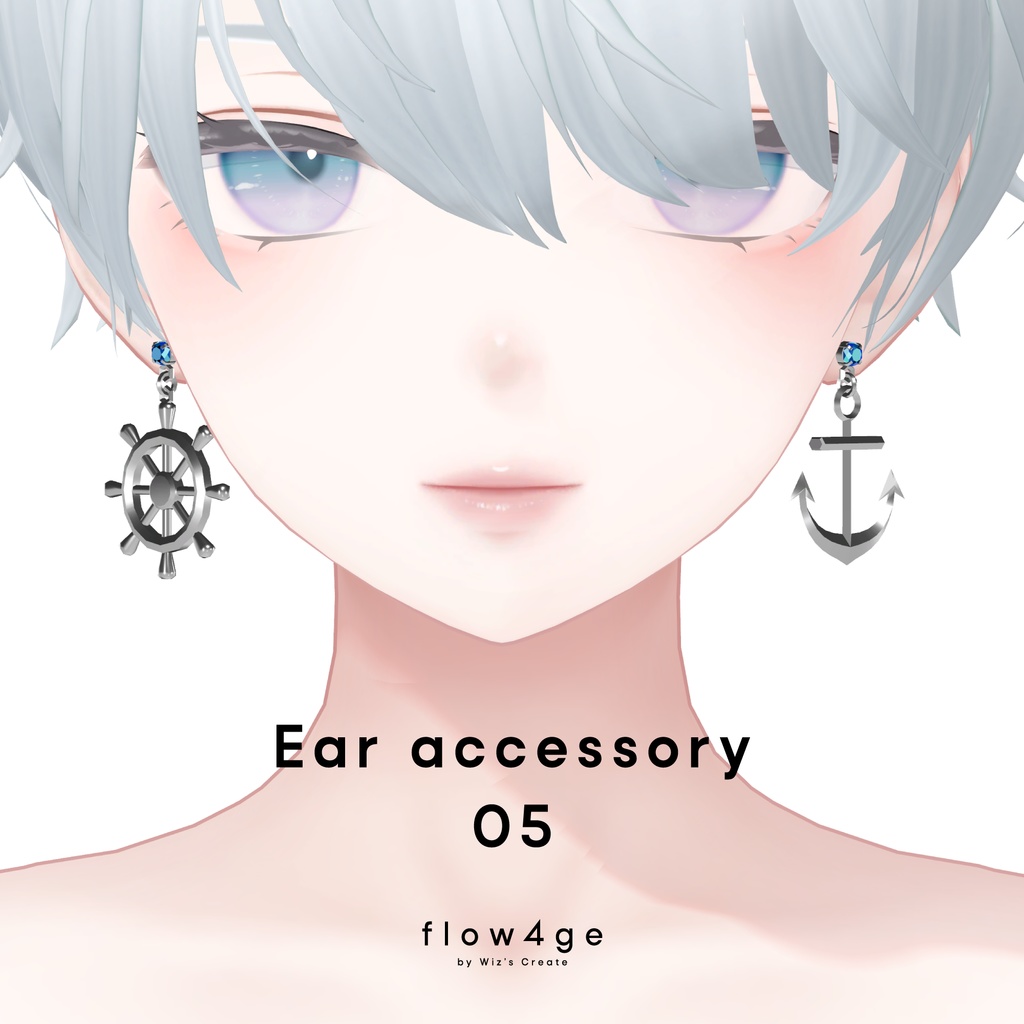 Ear accessory 05【VRChat想定】