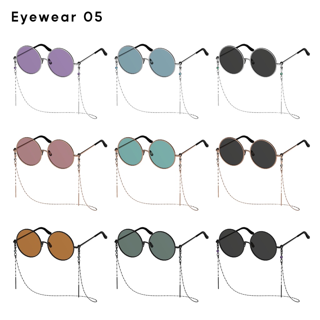 Eyewear 05【VRChat想定】