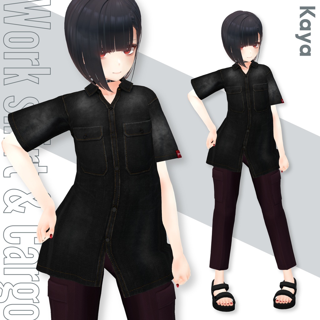 Work Shirt & Cargo【15アバターセミ対応】