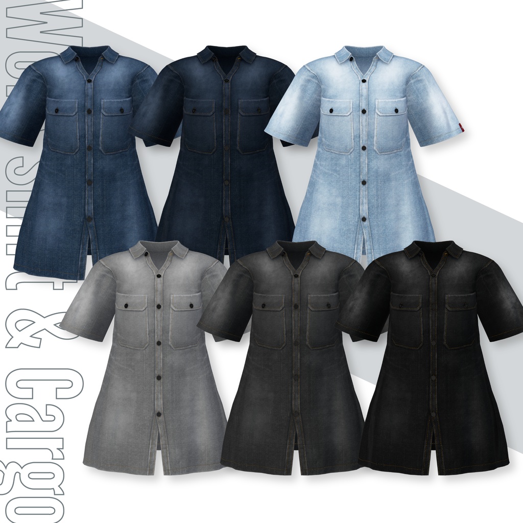 Work Shirt & Cargo【15アバターセミ対応】