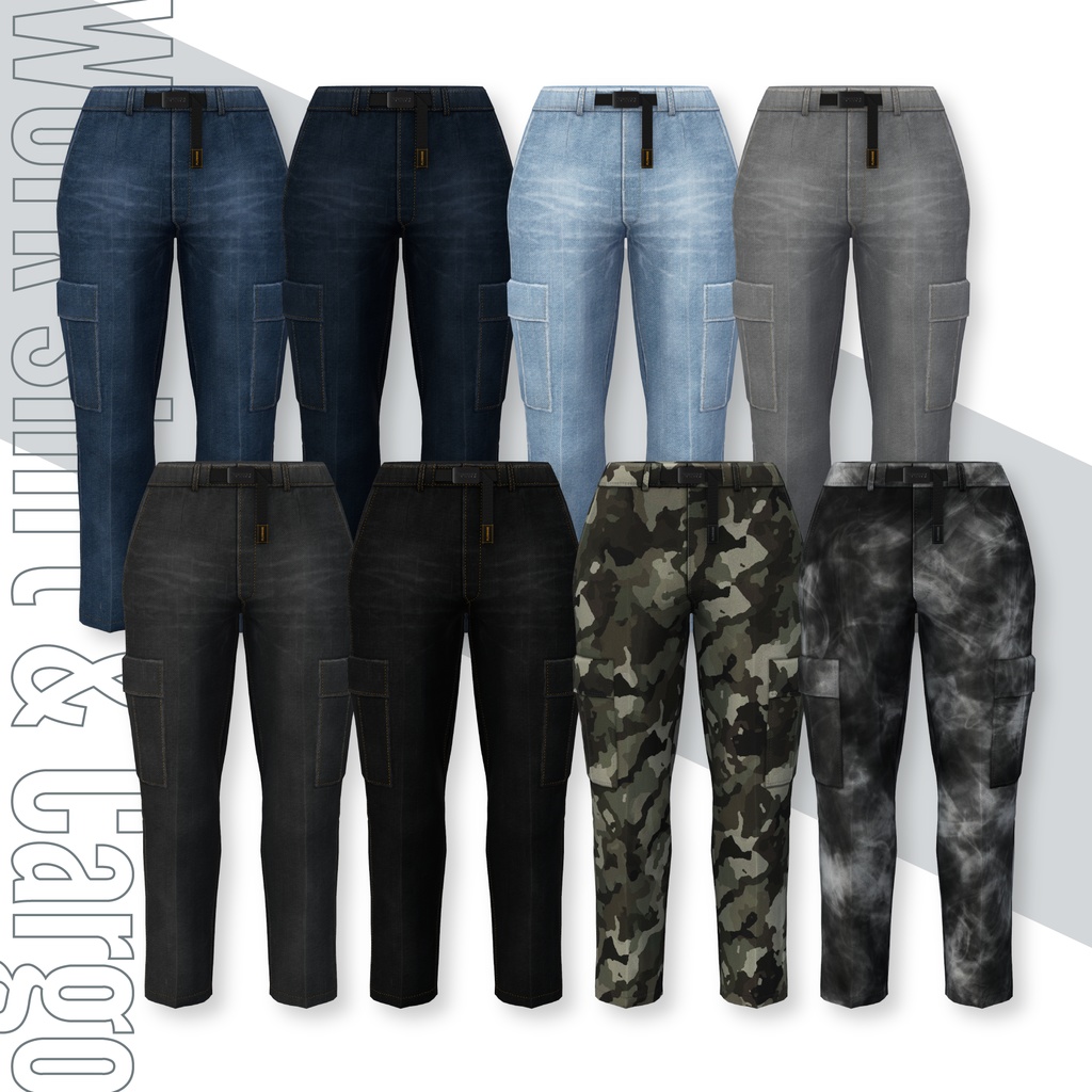 Work Shirt & Cargo【15アバターセミ対応】