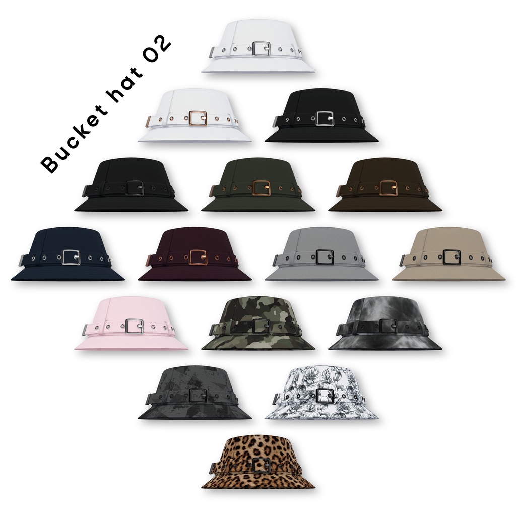 Bucket hat 02【VRChat想定】