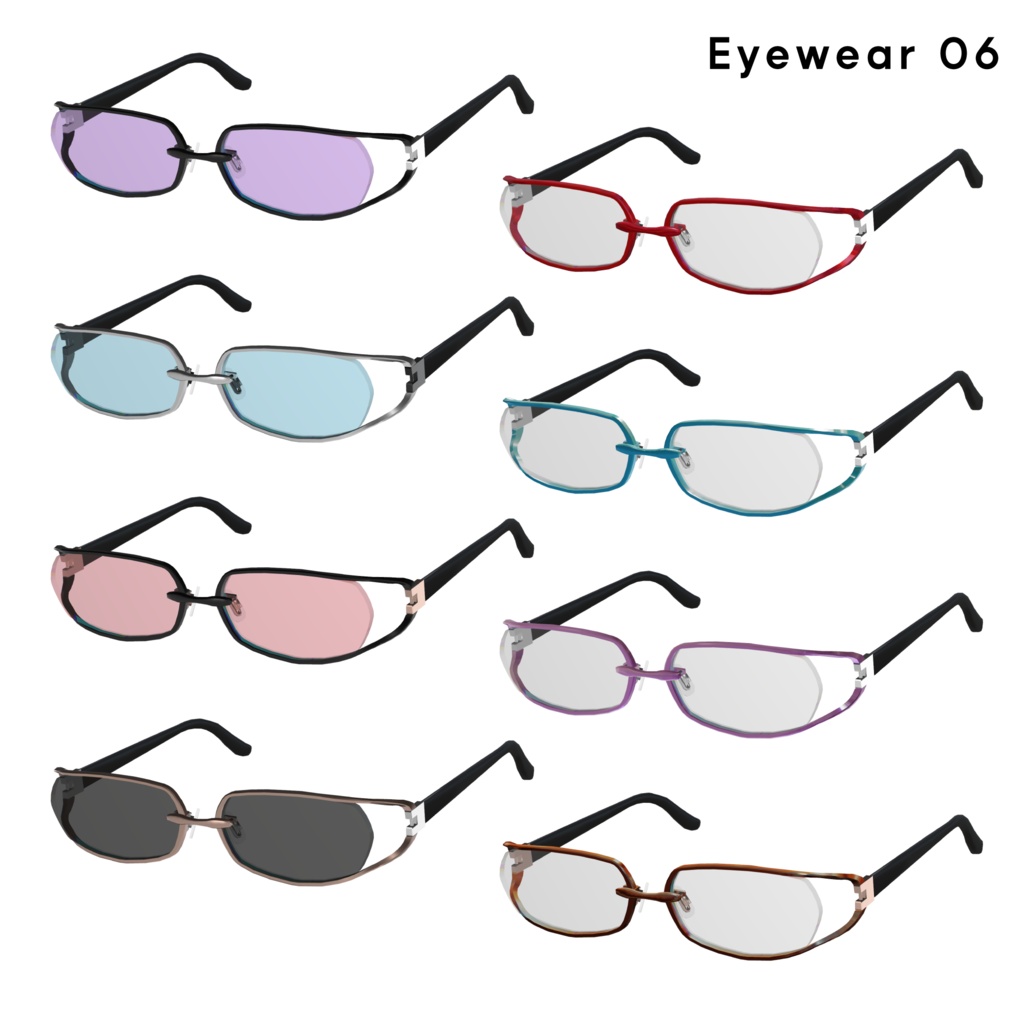 Eyewear 06【VRChat想定】