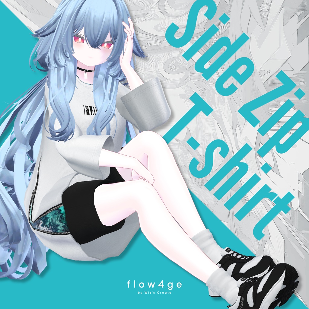 Side Zip T-shirt【16アバターセミ対応】