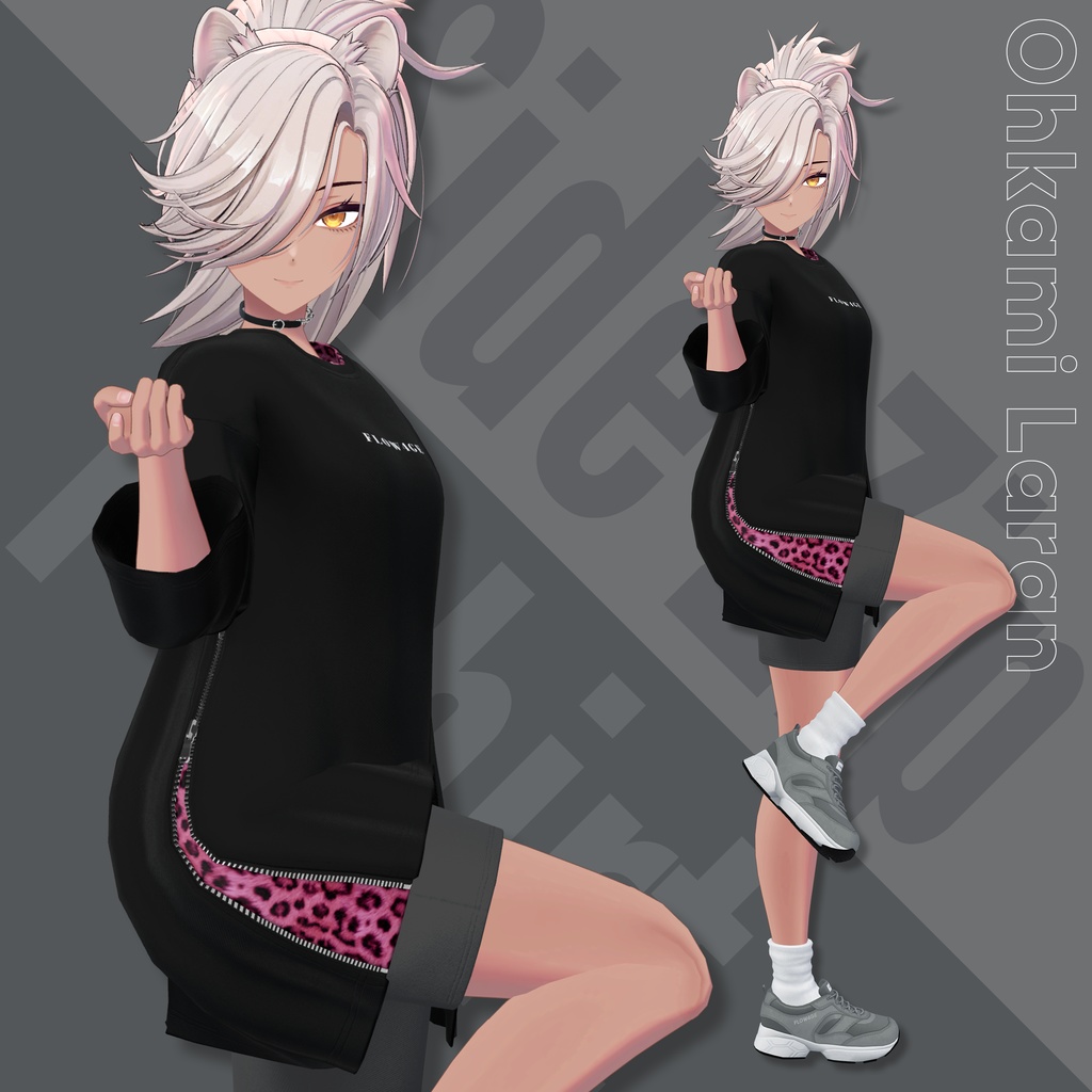 Side Zip T-shirt【16アバターセミ対応】