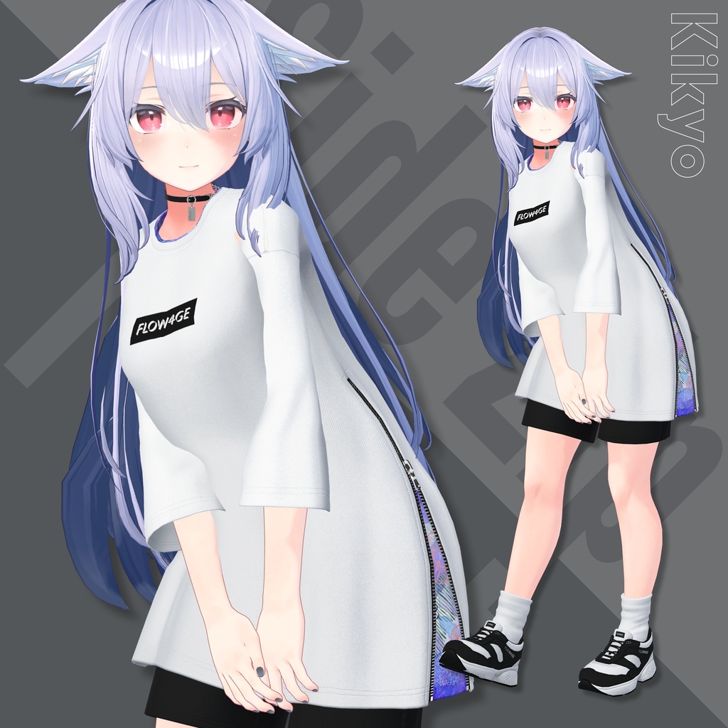 Side Zip T-shirt【16アバターセミ対応】