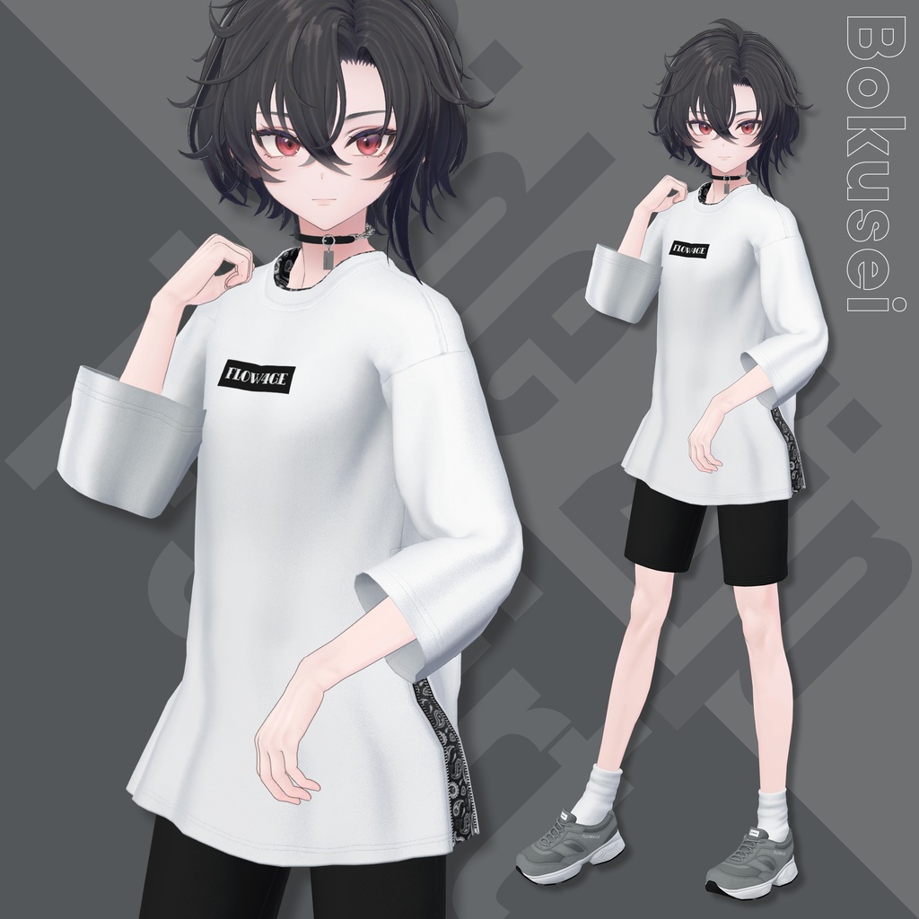 Side Zip T-shirt【16アバターセミ対応】