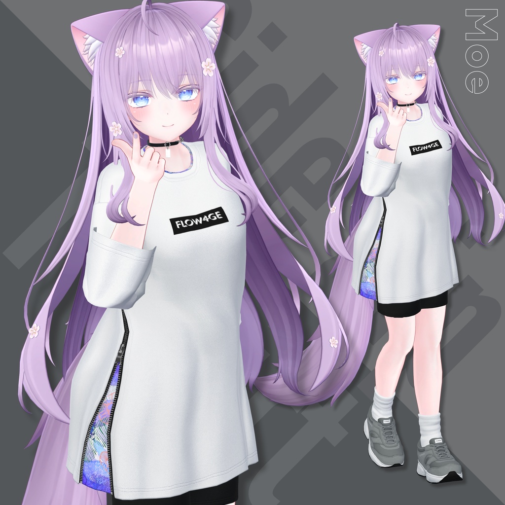 Side Zip T-shirt【16アバターセミ対応】