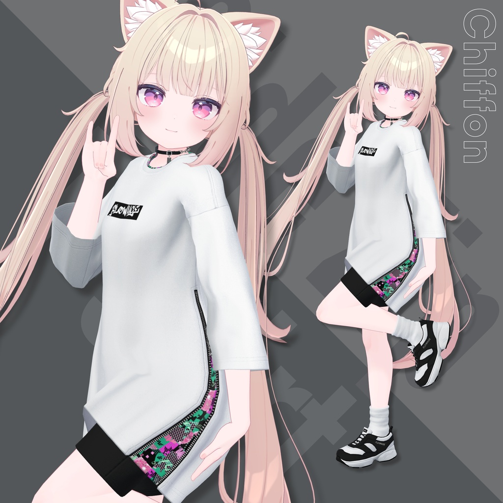 Side Zip T-shirt【16アバターセミ対応】