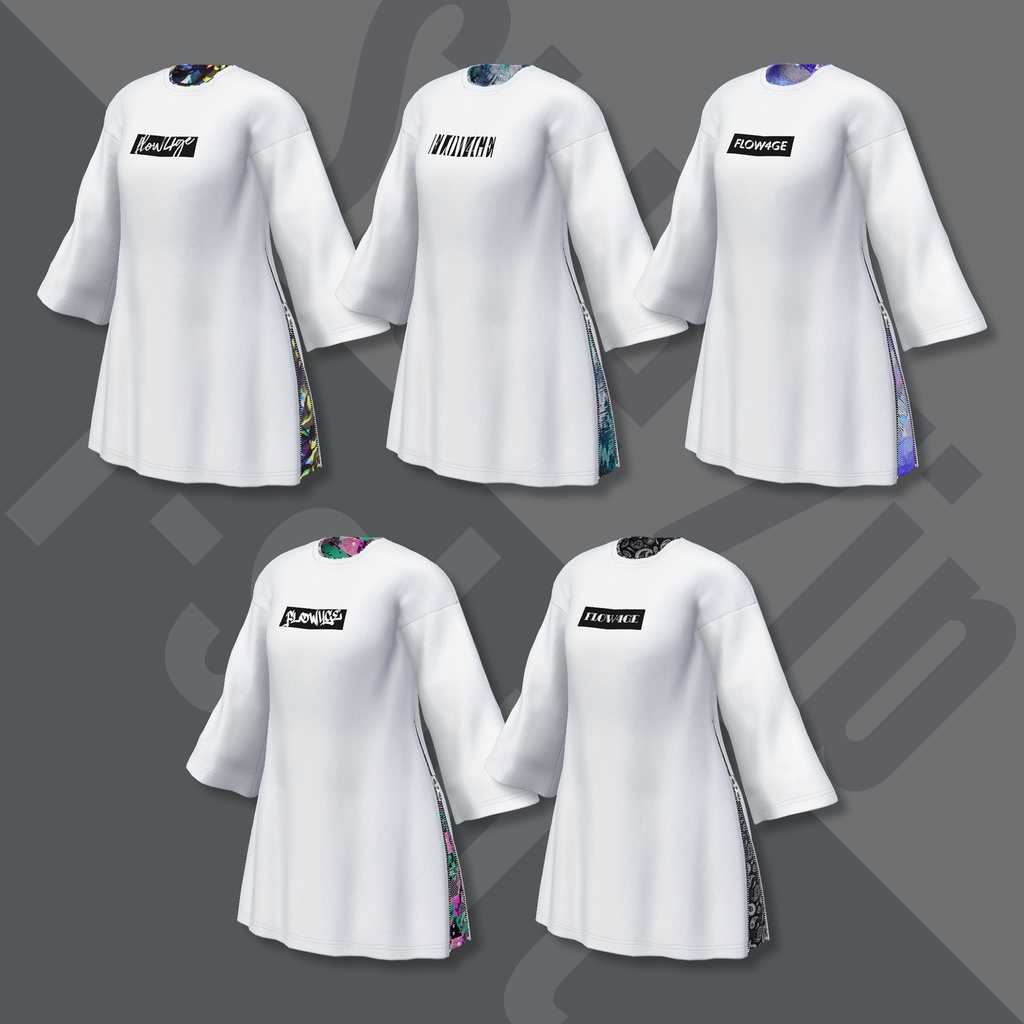 Side Zip T-shirt【16アバターセミ対応】