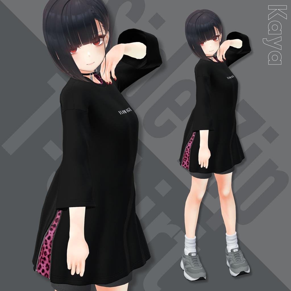 Side Zip T-shirt【16アバターセミ対応】