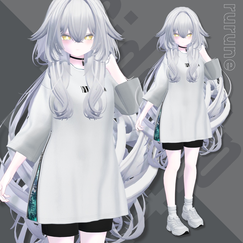 Side Zip T-shirt【16アバターセミ対応】